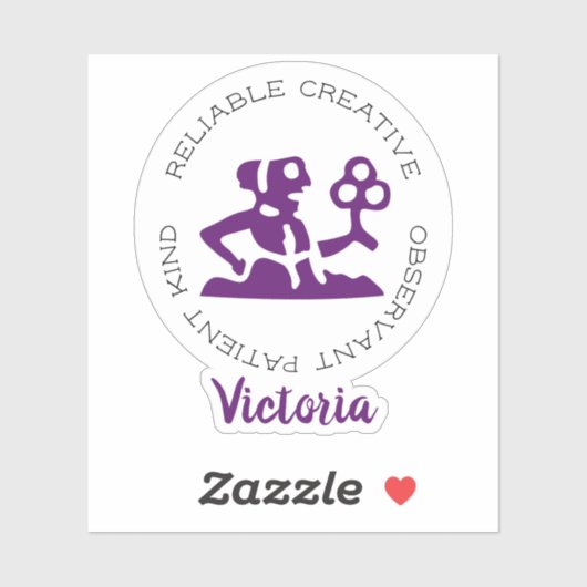 Traits voor vigo Zodiac Star-signalering Sticker (Vel)