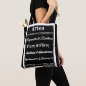 Traits zwart/wit tote bag (Dichtbij)