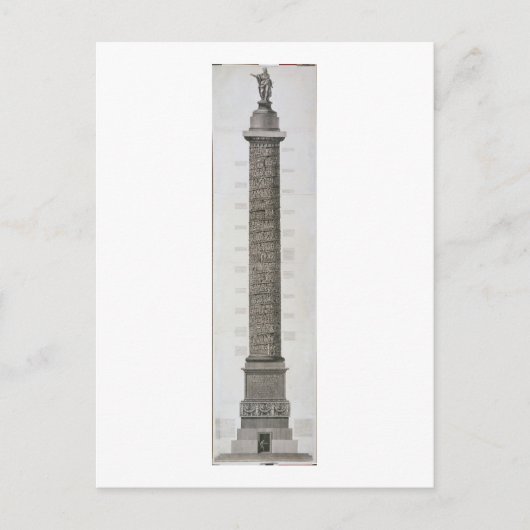 Trajan's column (graving) briefkaart (Voorkant)