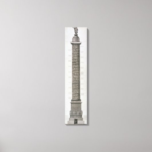 Trajan's column (graving) canvas afdruk (Voorkant)