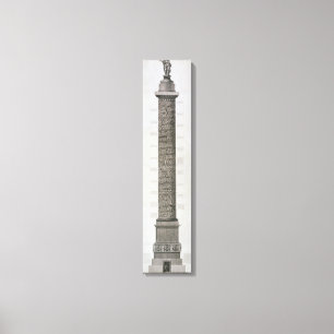 Trajan's column (graving) canvas afdruk