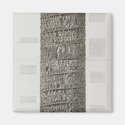 Trajan's column (graving) magneet (Voorkant)