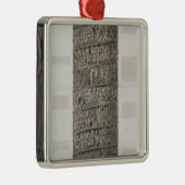 Trajan's column (graving) metalen ornament (Rechts)