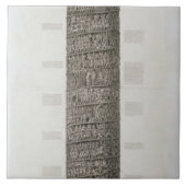 Trajan's column (graving) tegeltje (Voorkant)