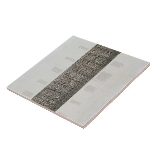 Trajan's column (graving) tegeltje (Zijkant)