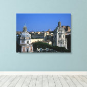 Trajan's Column Rome Italië Canvas Afdruk (Insitu (Houten vloer))