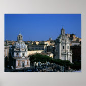 Trajan's Column Rome Italië Poster (Voorkant)