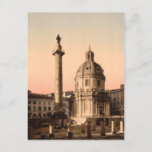 Trajan's Column, Rome, Lazio, Italië Briefkaart