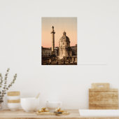 Trajan's Column, Rome, Lazio, Italië Poster (Keuken)