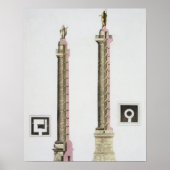 Trajan's column, Rome, van Le Costume Ancien et Poster (Voorkant)