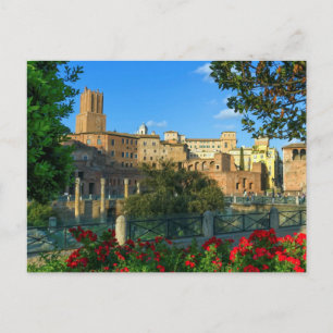 Trajan's forum, Traiani, Roma, Italië Briefkaart