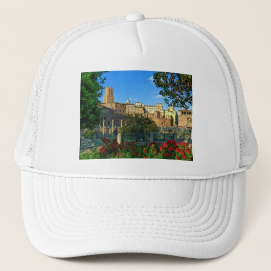 Trajan's forum, Traiani, Roma, Italië Trucker Pet (Voorkant)