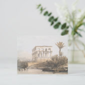 Trajan's kiosk, hypaethral-tempel bij Philae Egypt Briefkaart (Staand voorkant)