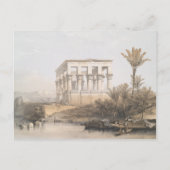 Trajan's kiosk, hypaethral-tempel bij Philae Egypt Briefkaart (Voorkant)