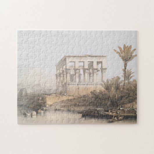 Trajan's kiosk, hypaethral-tempel bij Philae Egypt Legpuzzel (Horizontaal)
