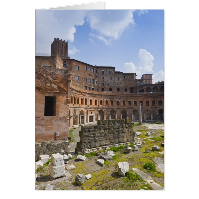 Trajan's markt (Latijn: Mercatus Traiani, (Voorkant)