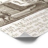 Trajan's Square Rome uit 'Entwurf einer History' Poster (Hoek)