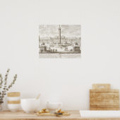 Trajan's Square Rome uit 'Entwurf einer History' Poster (Keuken)