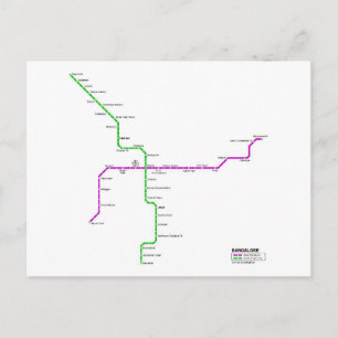 Traject Bangalore Briefkaart