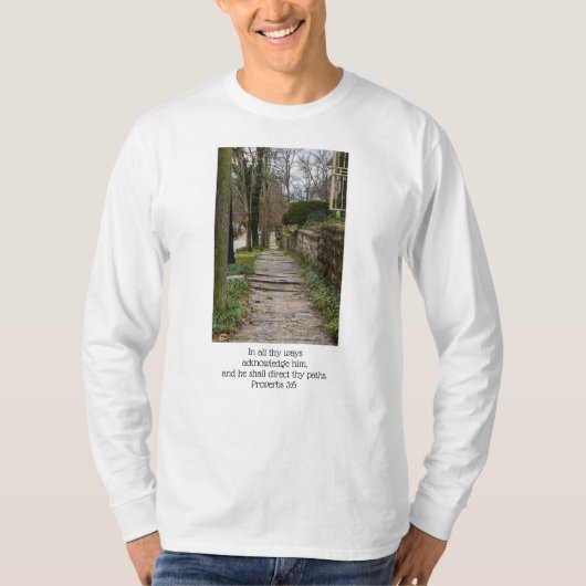 Traject op niveau t-shirt (Voorkant)