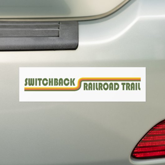 Traject van de omschakeling bumpersticker (Op auto)