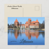 Trakai Island Castle Litouwen Briefkaart (Voorkant / Achterkant)