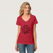 Traktaties op aarde t-shirt (Voorkant volledig)