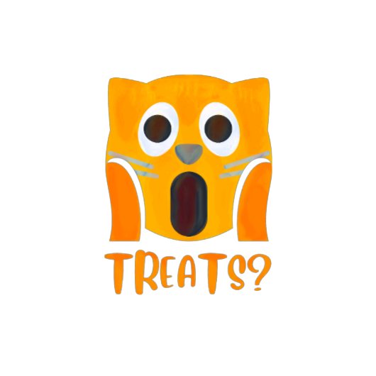 Traktaties? Verraste kat T-shirt