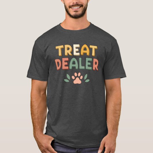 Trakteer Dealer - Funny Dog Lover T-shirt (Voorkant)