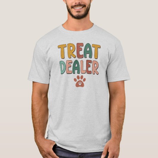 Trakteer Dealer - Funny Dog Lover T-shirt (Voorkant)