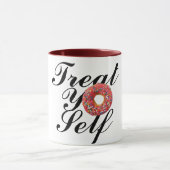 Trakteer jezelf zelf Grappig donut mok ontwerp (Midden)