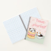 Trakteer uzelf Katten Notitieboek (Binnen)