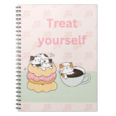 Trakteer uzelf Katten Notitieboek (Voorkant)