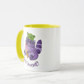 Trakteer uzelf, Paarse wasbeer met Icecream Mok (Voorkant links)