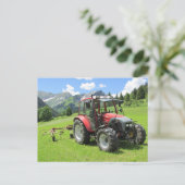 Traktor Lindner Lechtal Kelmen Namlos Briefkaart (Staand voorkant)