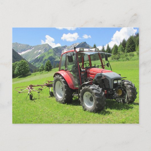 Traktor Lindner Lechtal Kelmen Namlos Briefkaart (Voorkant)
