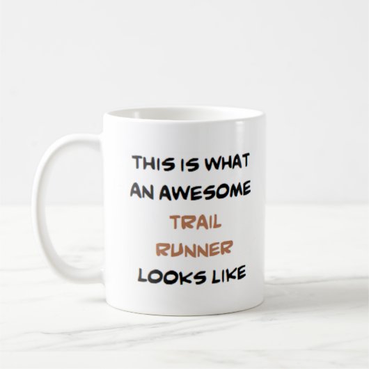 Tral runner, awesome koffiemok (Links)