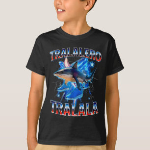 Tralalero Tralala Bootleg Brainrot Italian Brainro T-shirt