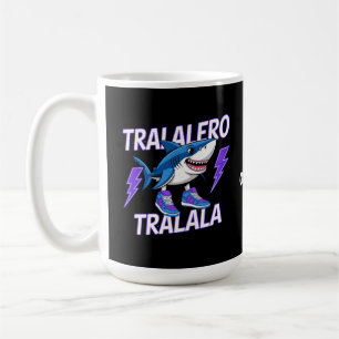 Tralalero Tralala Bootleg Funny Shark Meme Graphic Koffiemok