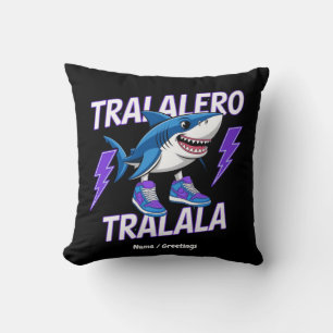 Tralalero Tralala Bootleg Funny Shark Meme Graphic Kussen