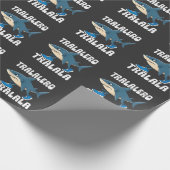 Tralalero Tralala Funny Shark Meme Cadeaupapier (Hoek)