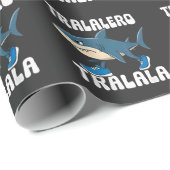 Tralalero Tralala Funny Shark Meme Cadeaupapier (Rol Hoek)