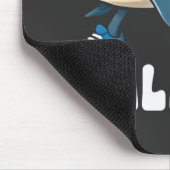 Tralalero Tralala Funny Shark Meme Muismat (Hoek)