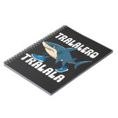 Tralalero Tralala Funny Shark Meme Notitieboek (Linkerzijde)