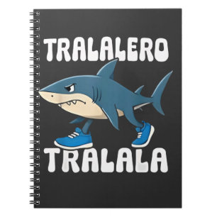 Tralalero Tralala Funny Shark Meme Notitieboek