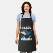Tralalero Tralala Funny Shark Meme Schort (Gedragen)
