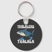 Tralalero Tralala Funny Shark Meme Sleutelhanger (Voorkant)