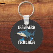 Tralalero Tralala Funny Shark Meme Sleutelhanger (Voorkant)