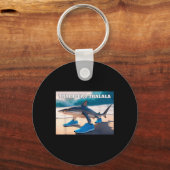 Tralalero Tralala Funny Shark Meme Sleutelhanger (Voorkant)