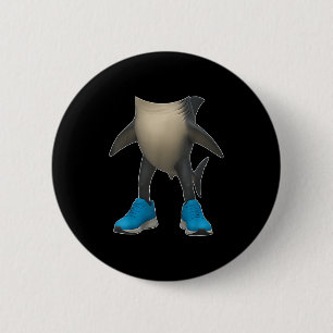 Tralalero Tralala Grappig Italiaans Brainrot Hallo Ronde Button 5,7 Cm